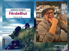 FördeBlut von Andreas Schmidt. Krimi-Lesung in der Stadtbibliothek Itzehoe